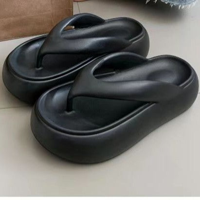 Shirley Mei flip-flops thick-soled slippers spring and summer new cool slippers outer wear high-end flip-flops cross-border explosion