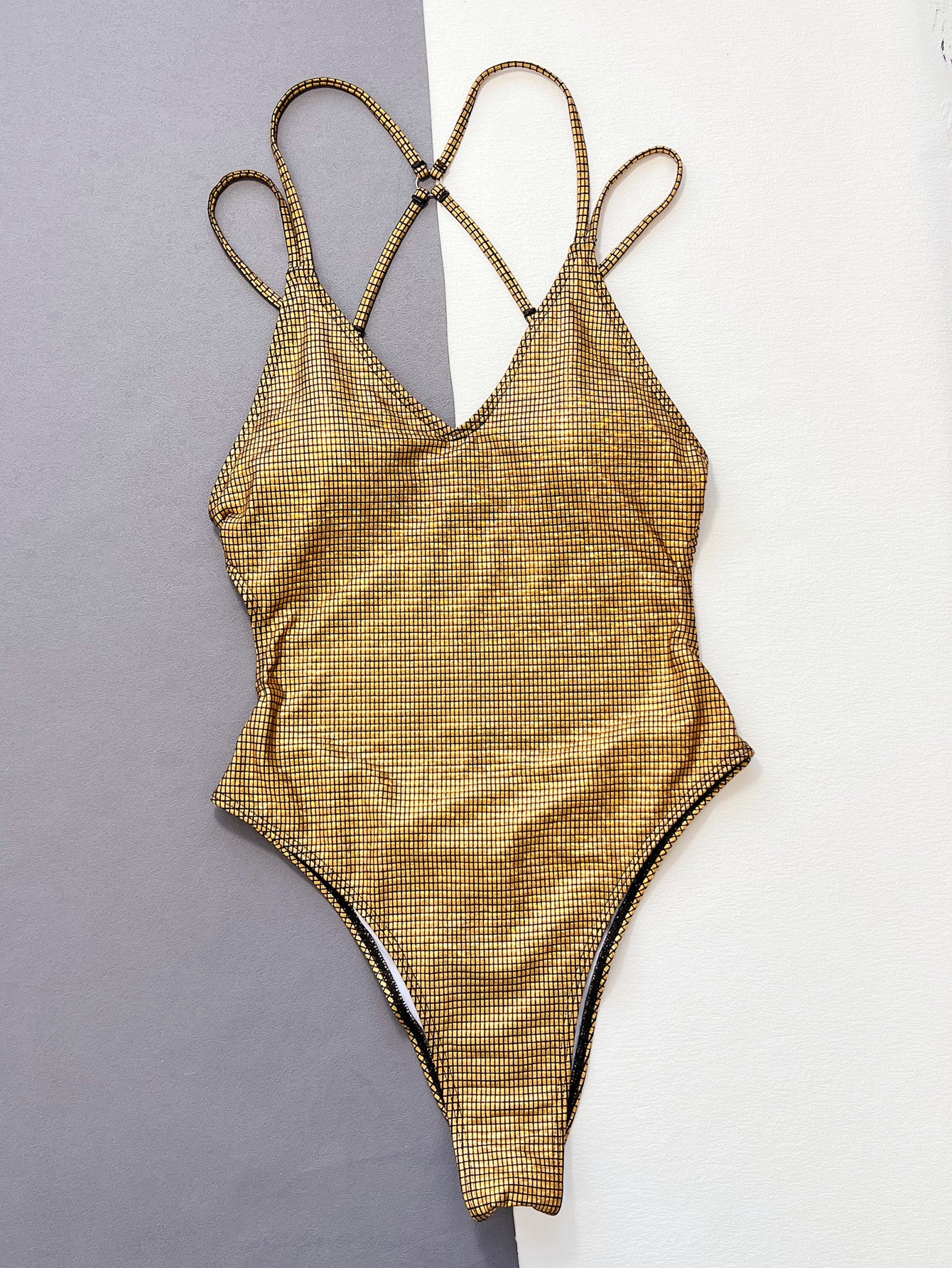 One-piece swimsuit European and American sexy swimsuit cross-border bikini