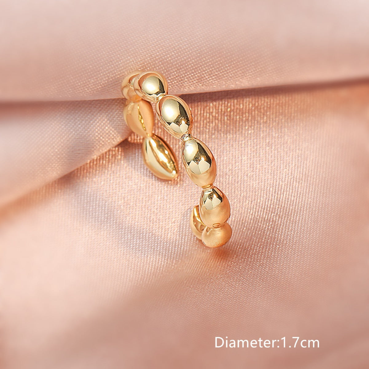 European and American simple plain ring open ring ins versatile stack wearing geometric retro rings woman