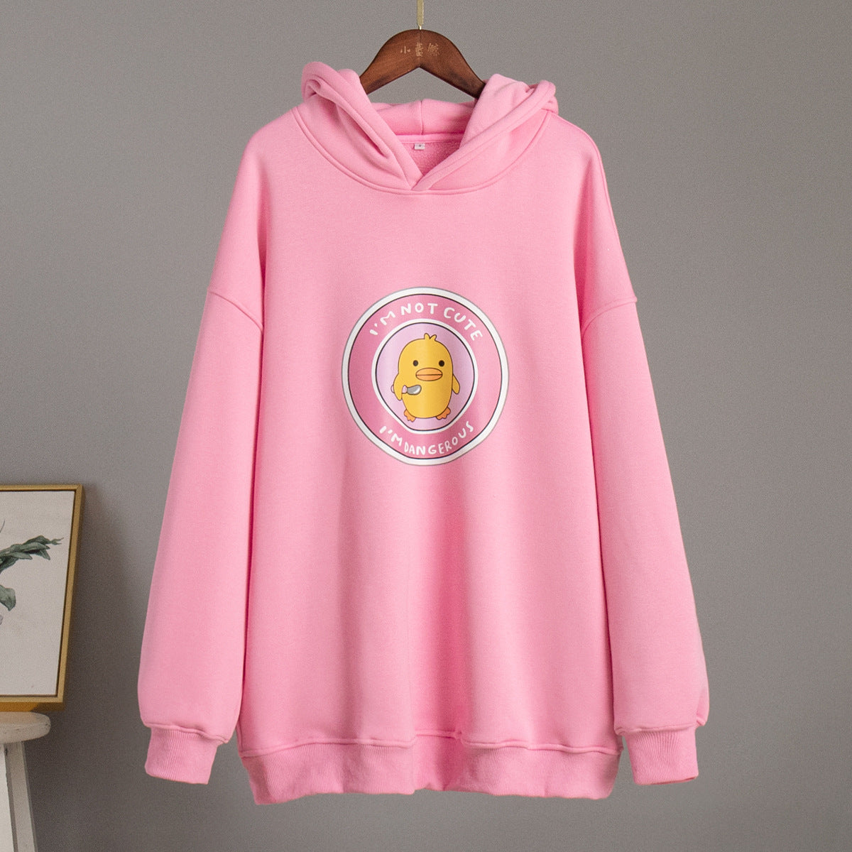 Hoodie sweater European and American autumn and winter new women's ins loose sports and leisure printed hooded sweater