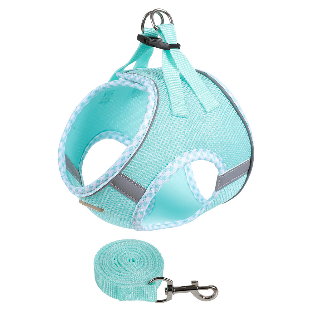Popular cat leash wrapped pet chest back cat rope anti-break free cat leash spot cat toy