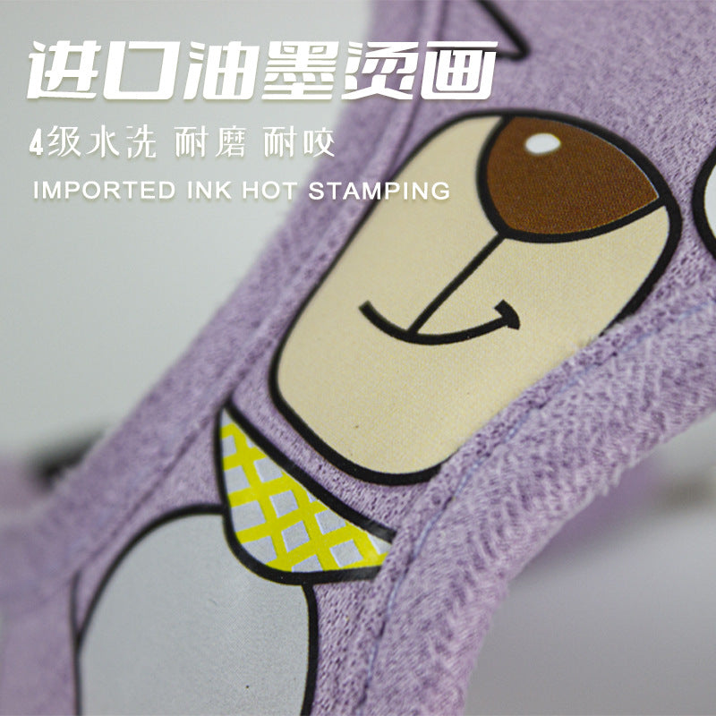 Cross-border hot-selling dog leash, harness type, small dog cartoon printed cat and dog universal rope, pet chest strap. dog toy