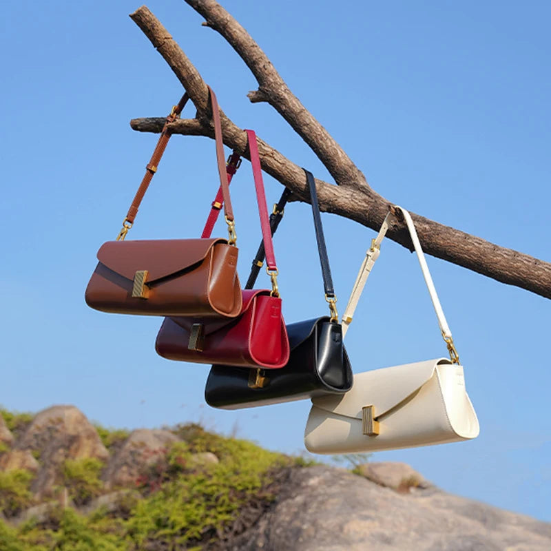New Trendy Versatile Girls Crossbody Shoulder Bag Women's Commuting Armpit Bag Female Messenger Daily Handbag for Ladies