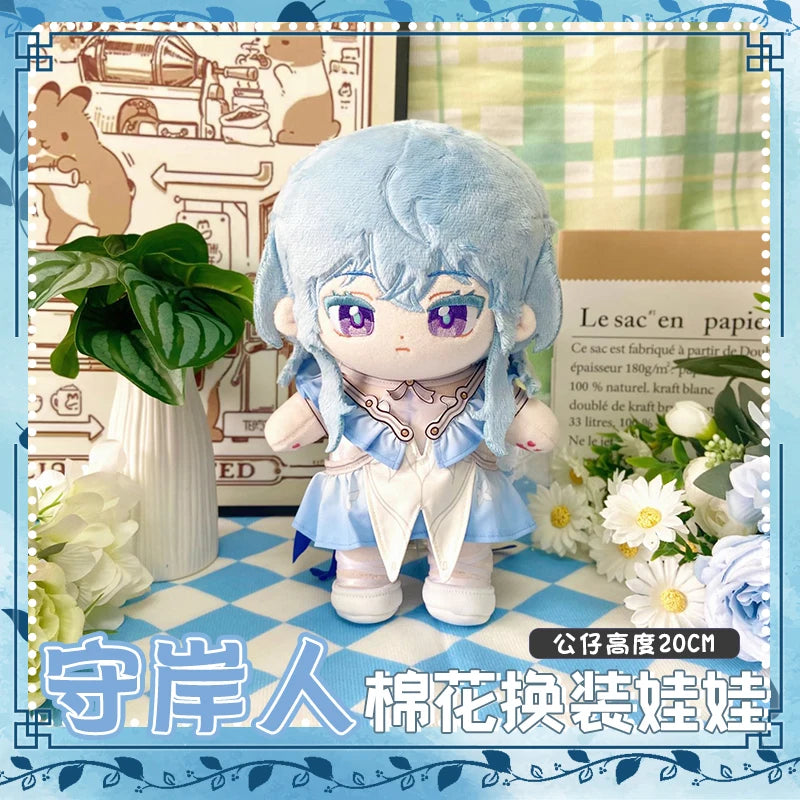 Anime Game Wuthering Waves The Shorekeeper Plush Doll Plushies Stuffed Toy Figure Puppet Toy With Clothing Xmas Gift 20cm/8inch