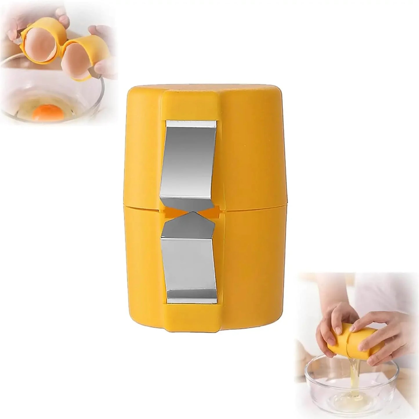 manufacturer 1/2pcs Multifunctional Egg Shell Opener Handheld Egg Cracker Separator Tool Eggshell Cutter Easy Open Kitchen Gadget for Raw Egg Kitchen gadgets