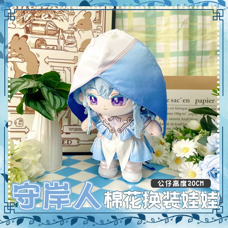 Anime Game Wuthering Waves The Shorekeeper Plush Doll Plushies Stuffed Toy Figure Puppet Toy With Clothing Xmas Gift 20cm/8inch