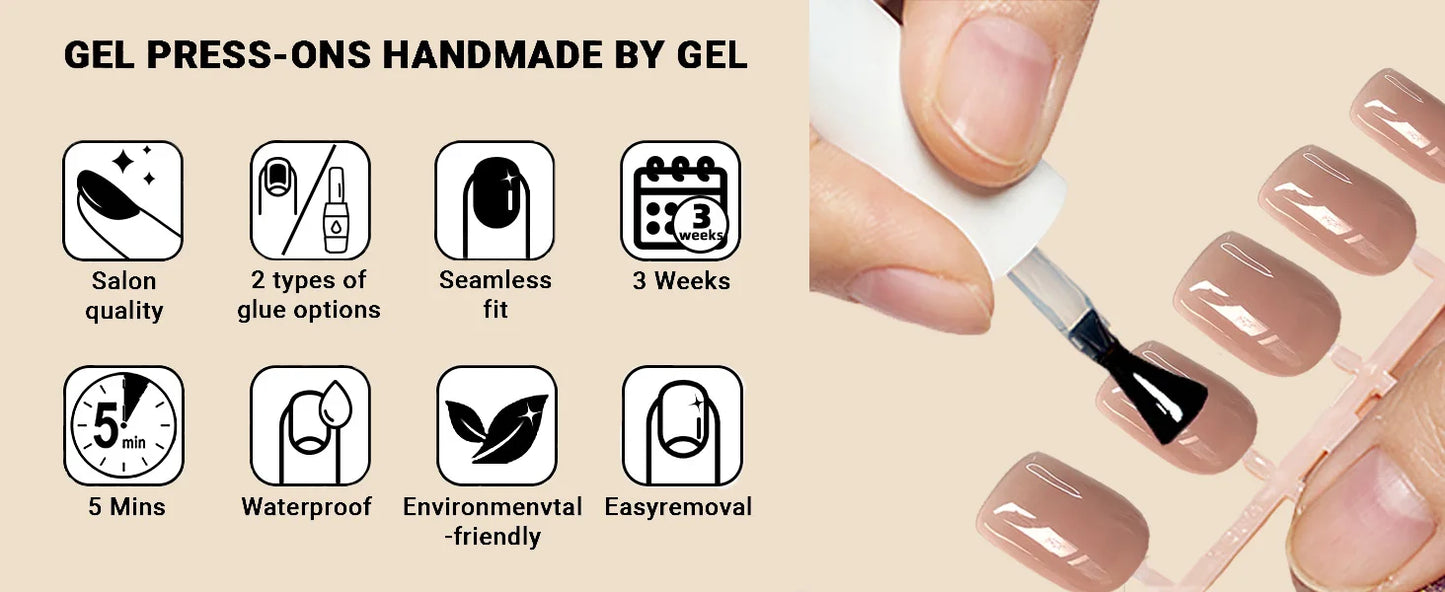 10PCS Handmade Spring/Summer press on nails Ballet Ribbon Blush Bloody Plaid Diamond Adam Mitchel Lambert Stick ons