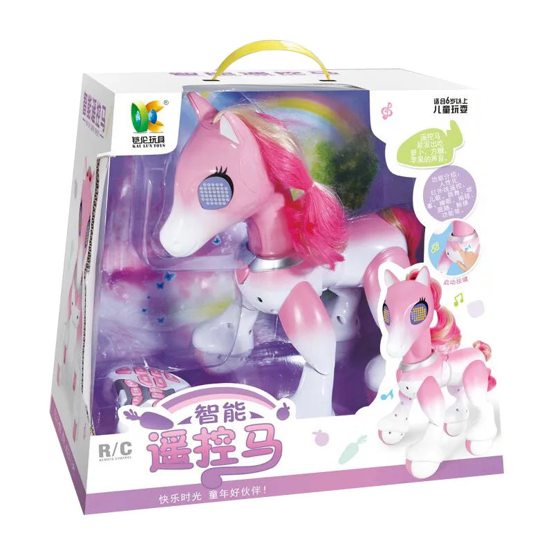 Electric Smart Remote Control Magic Unicorn Horse Children's Robot Touch Sensor Induction Electronic Pet Puzzle Children's Toy