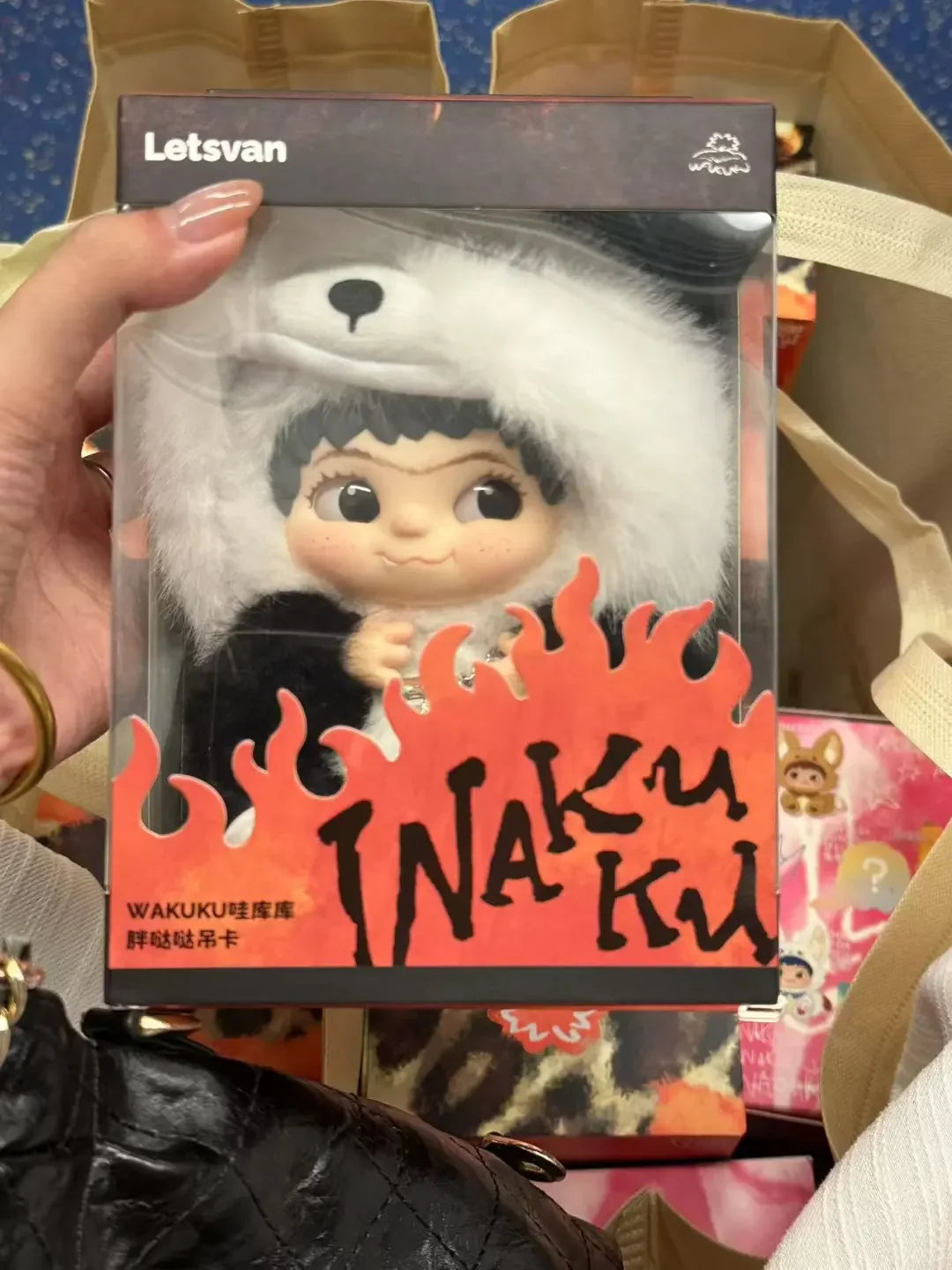 17/38cm Instock Wakuku Pangdada Panda Limited Edition Blind Box Celebrity Tide Play Collectible Toy Bags Hanging Decoration Gift