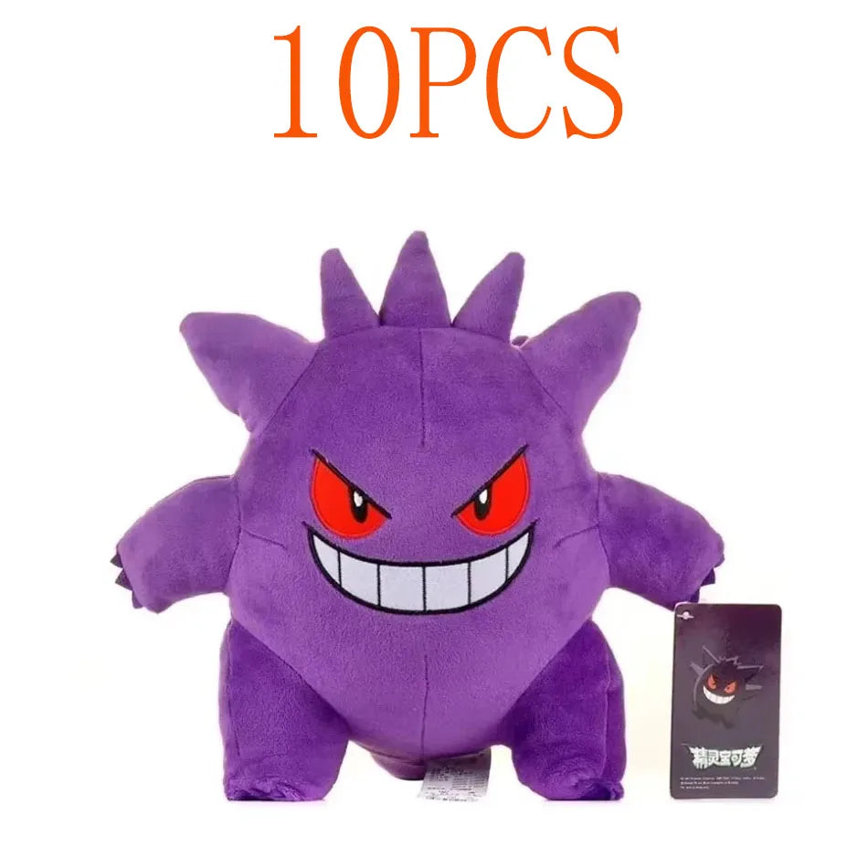 10PCS 20cm Pokemon Stuffed Plush Toy Kawaii Pikachu Anime Doll Kids Birthday Kawaii Cute Soft Children Stuffed Plush