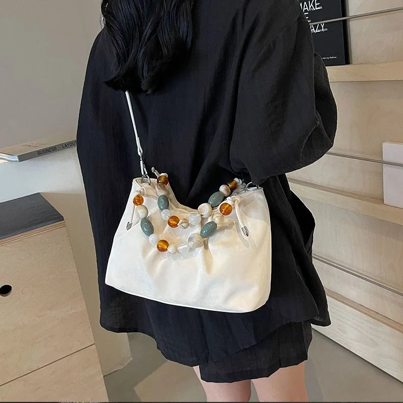 Women's bag new style trendy small square bag versatile commuter handbag messenger bag