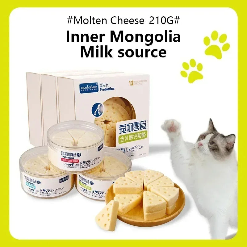 Dog Snacks Food Freeze Dried Cheese Calcium Supplement Milk Tablet Probiotics Promote Intestinal Digestion Pet Dog Snacks Foods dog food