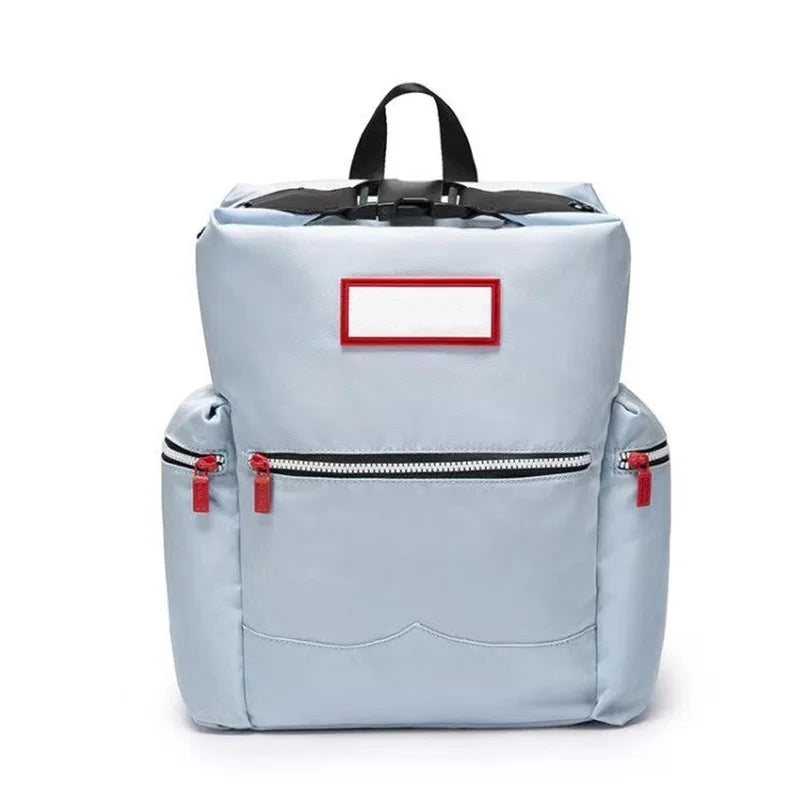 new fashion men and women 16-inch large capacity travel waterproof backpack lightweight outdoor camping top buckle nylon bag