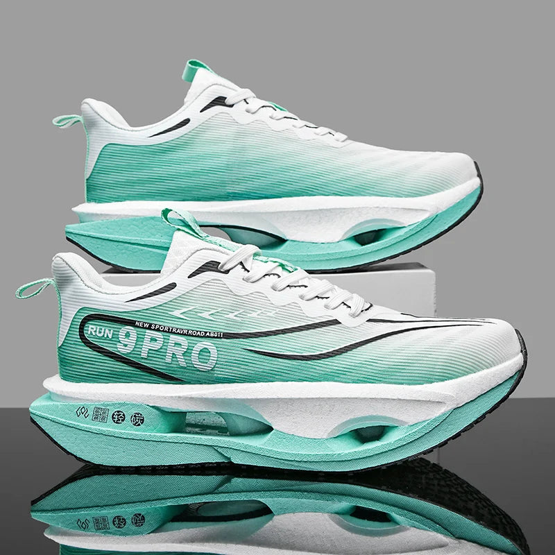 Manufacturer New Men's Carbon Plate Sneakers Outdoor Soft Sole Mesh Sports Shoes Running Shoes Light Anti-Slip Casual Couple Tennis Shoes Sneakers