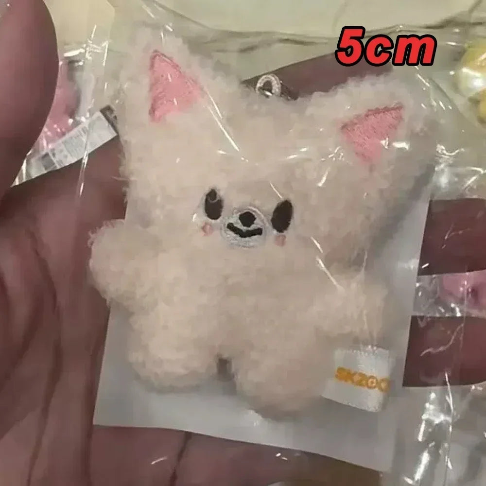 New KPOP Skzoo Plush Keychain Korean Ide Pendant Toy Keychain Fan Collection Giftsol Felix HyunJin Jisung Plush Cartoon