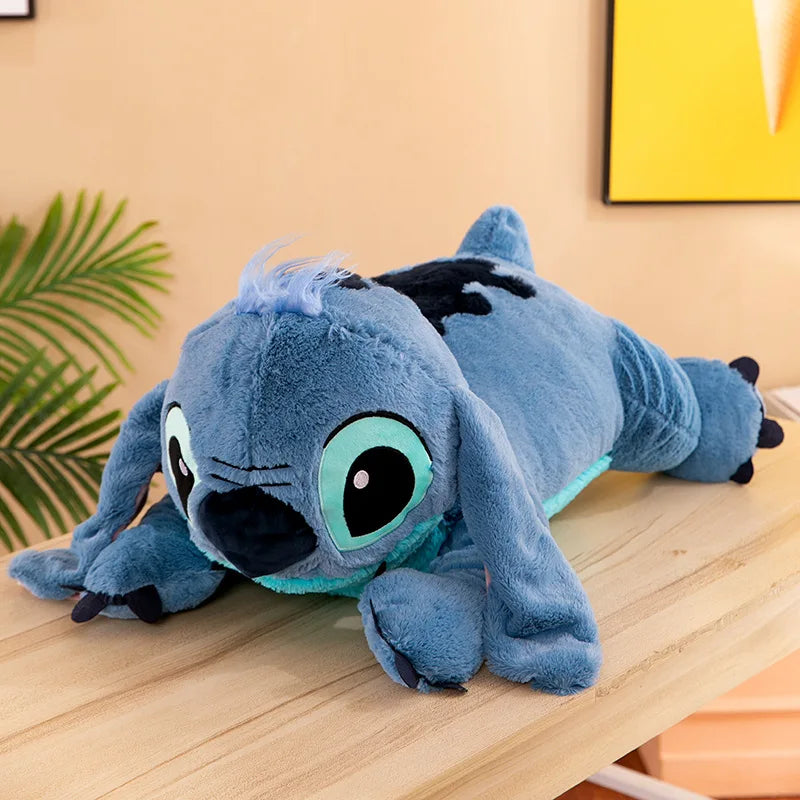 45/60/80/100cm Disney Lilo Stitch Series Cartoon Kawaii Plush Doll Toys Soft Stuffed Throw Pillow Back Cushion Kids Xmas Gifts