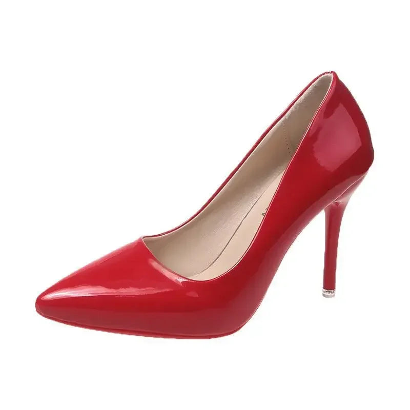 Manufacturer 2024 Fashion High Heels 35-45 Plus Size Women Shoes 12cm Thin Stiletto Banquet Wedding Shoes Sexy Pointed Toe Ladies Party Shoes Pumps