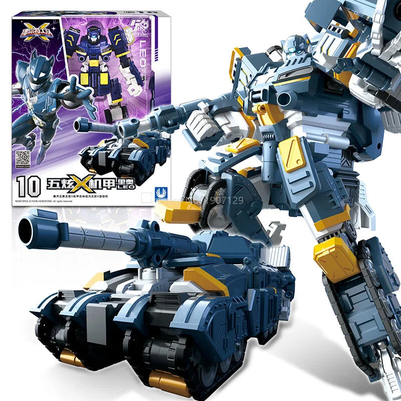 Mini Force Super Dinosaur Power Transformation Robot Toys Action Figures MiniForce X Simulation Car Deformation Airplane Toy