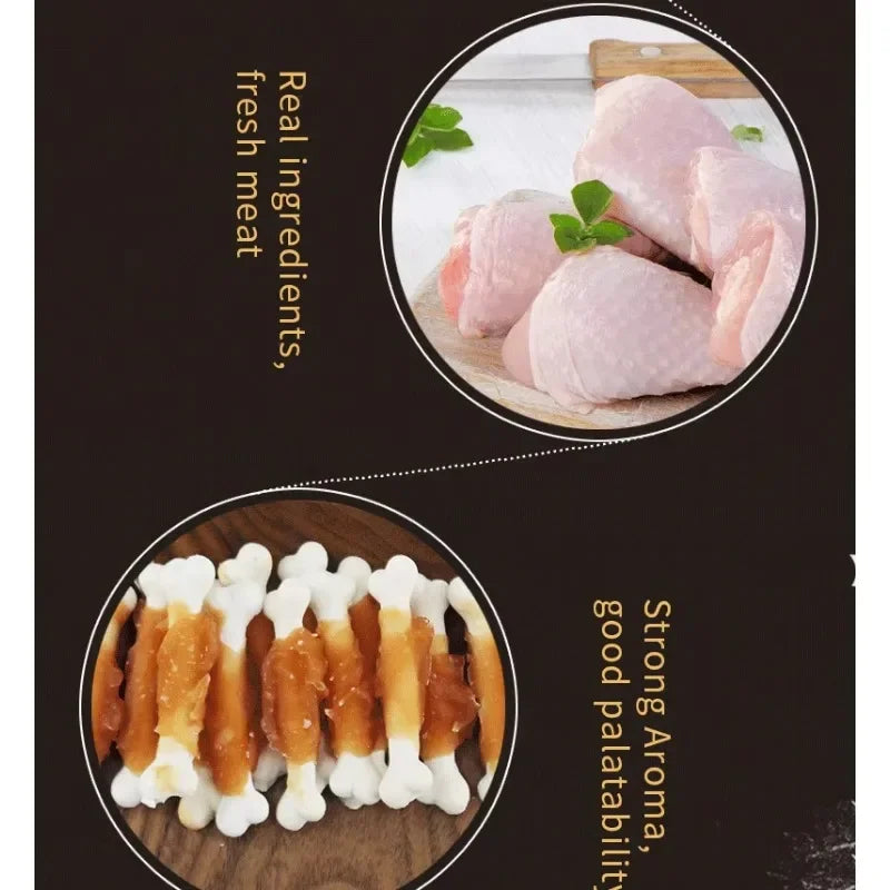 Pet Biscuits Delicious Dog Snacks Milk Chicken Calcium Food Bone Snacks Teething Food Teeth Cleaning Training Reward S ticks dog food
