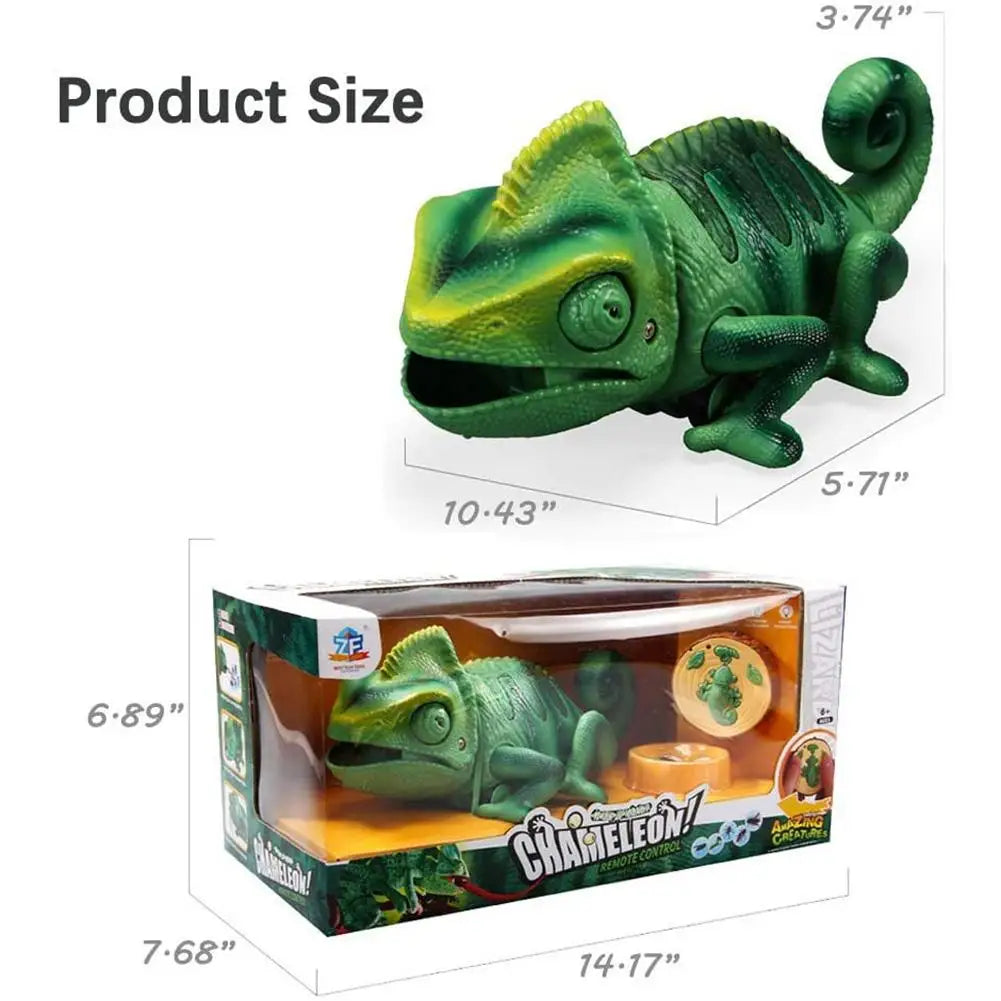 Remote Control Chameleon Children Toy Realistic Animal Infrared RC Fake Electronic Chameleon Toys For Boy Party Favors Party