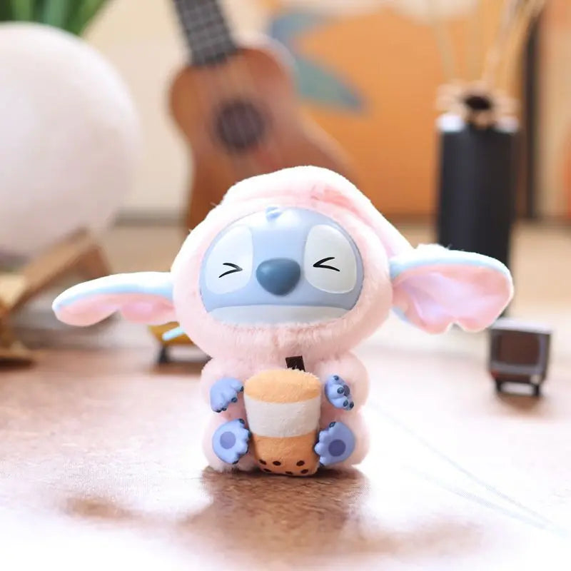 Hot Sale Anime Stitch Stuffed Toys Keychain School Bag Pendant Decorated Plush Doll Graduation Season Commemorative Gifts