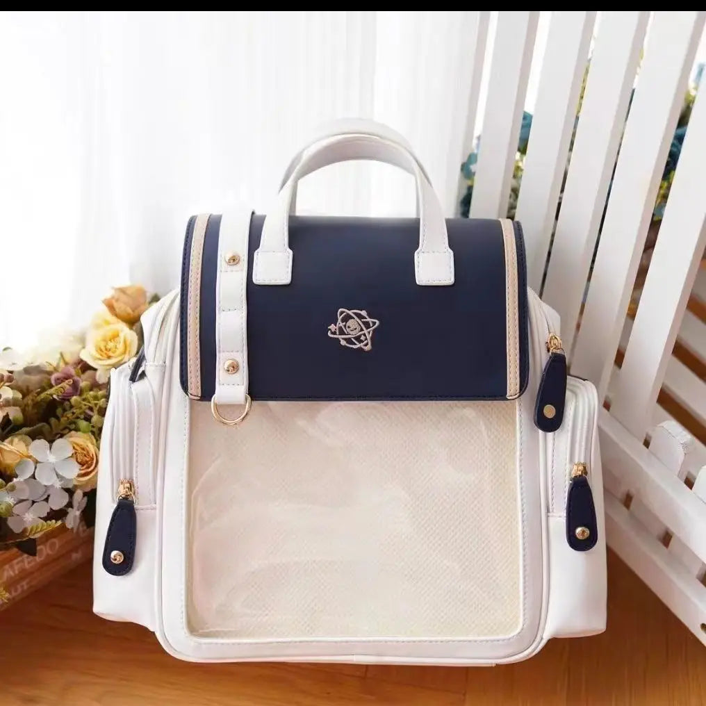 JIAERDI Transparent Ita Bag Backpack Women Harajuku Aesthetic JK Uniform Mochila Schoolbag Female Large Capacity Backpacks