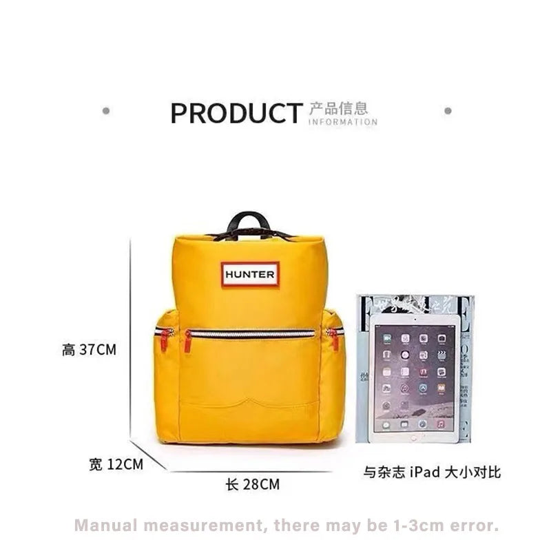 new fashion men and women 16-inch large capacity travel waterproof backpack lightweight outdoor camping top buckle nylon bag