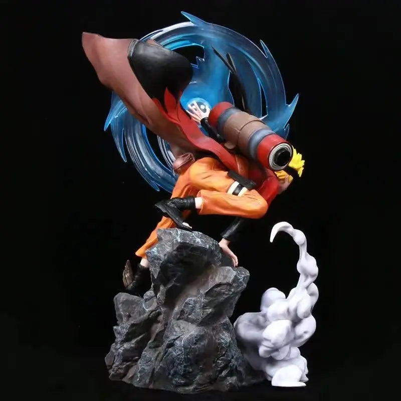 35cm Anime Figure Uzumaki Naruto Skill Release Hyūga Hinata Model Pvc Desktop Ornament Decorations Holiday Gifts Children Toys