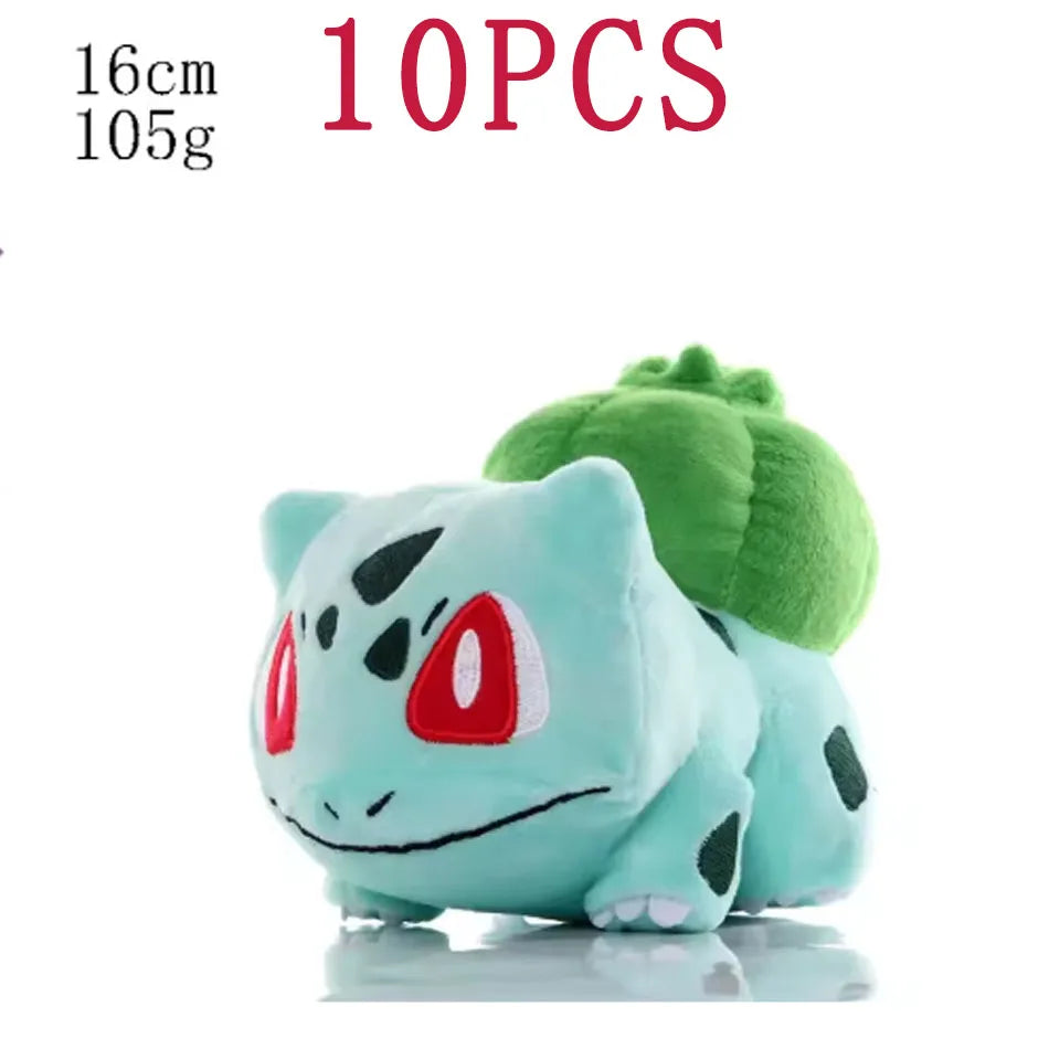 10PCS 20cm Pokemon Stuffed Plush Toy Kawaii Pikachu Anime Doll Kids Birthday Kawaii Cute Soft Children Stuffed Plush