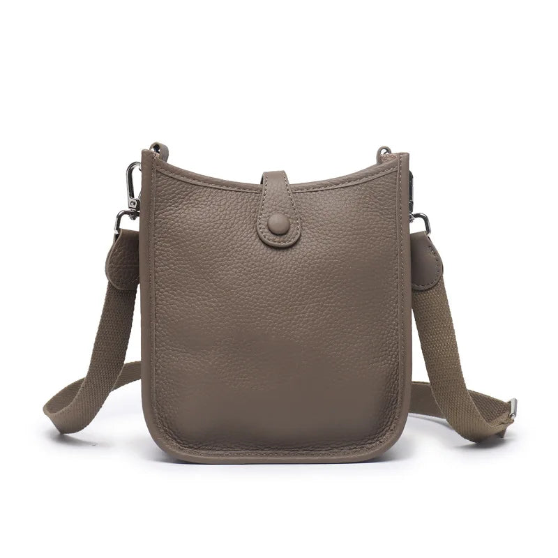 High Quality 100%Genuine Leather Shoulder Bags Luxury Designer Crossbody Bags For Women Large Capacity Bucket Ladies Hand Bag