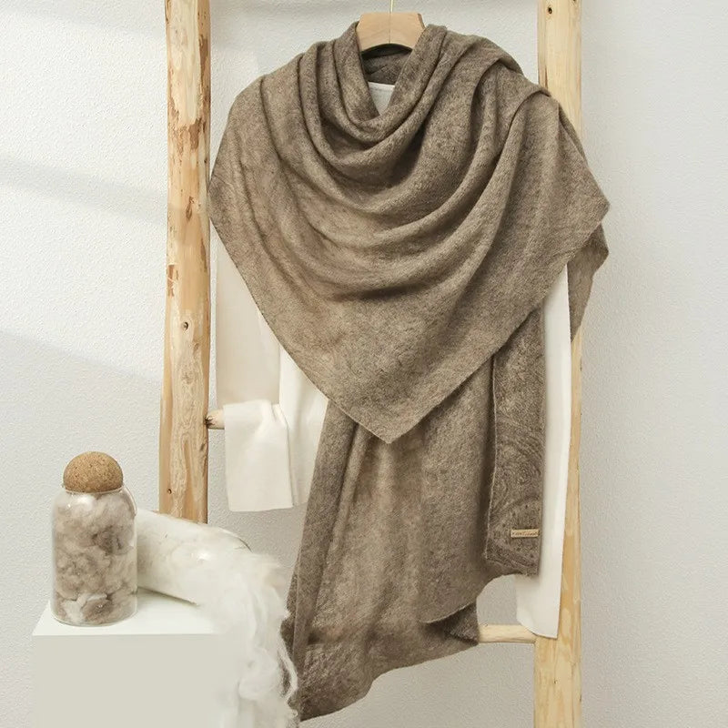Naizaiga 100 cashmere jacquard weave luxury Women long shawl female fashion scarf DX
