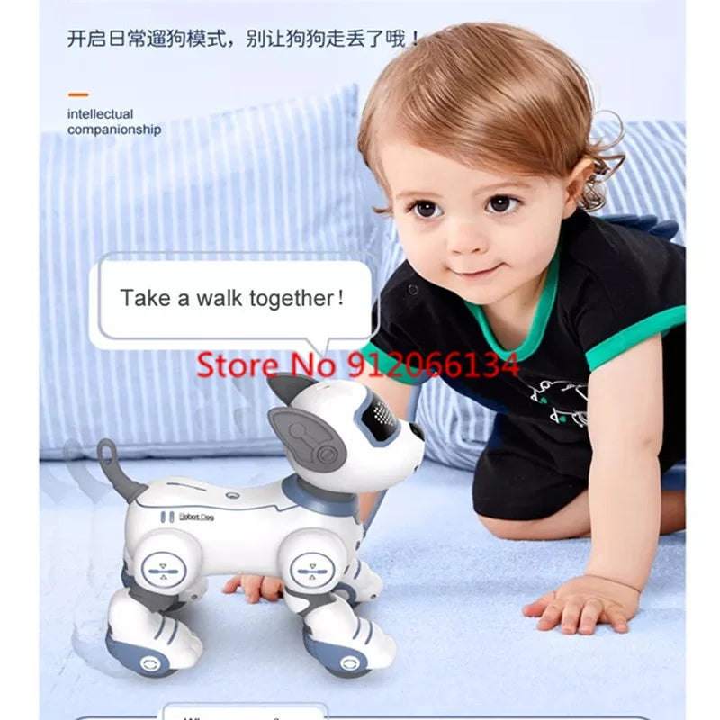 Smart RC Stunt Robot Dog Toy Roll Upside Down Touch Sensitive Coding AI Artifical Intelligence Remote Control Robot Dog Kit Toy