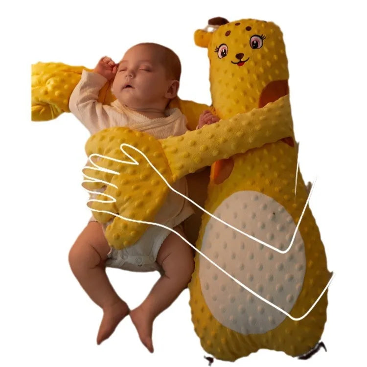 Big White Goose Baby Exhaust Pillow Soothes Baby, Soothes Baby's Palm, Baby Sleeps On Its Own Soothes Baby Baby Doll Sleeps Well toy
