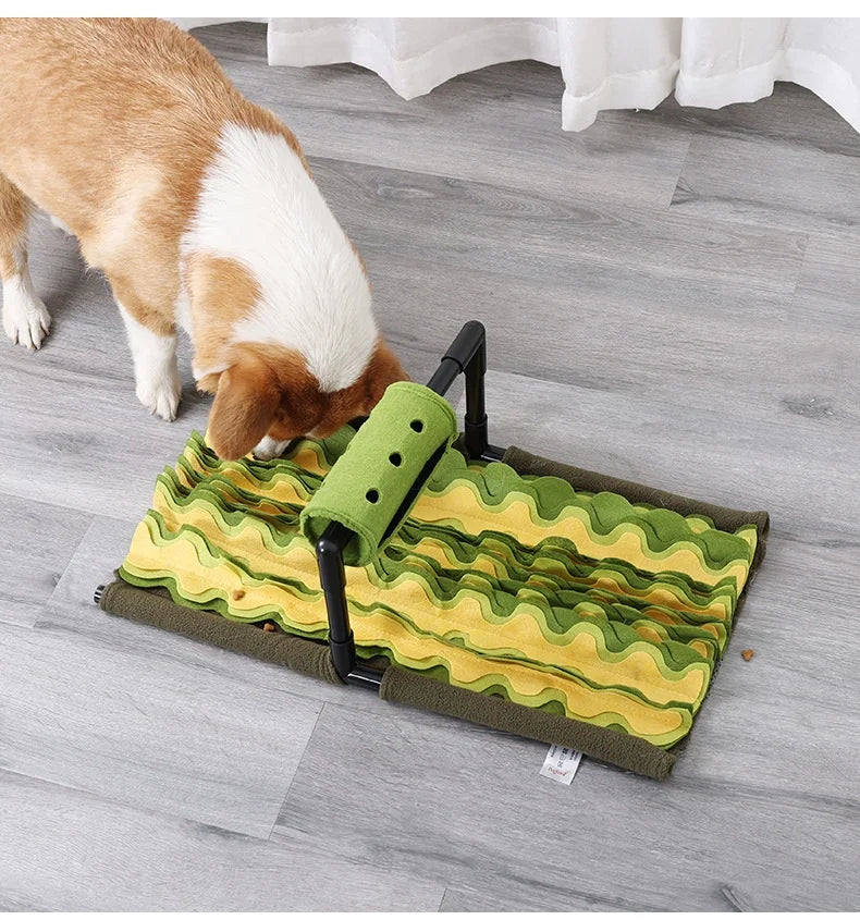 Dog toy rotating leaking food sniffing pad dog hiding food self-indulgence toy dog toy