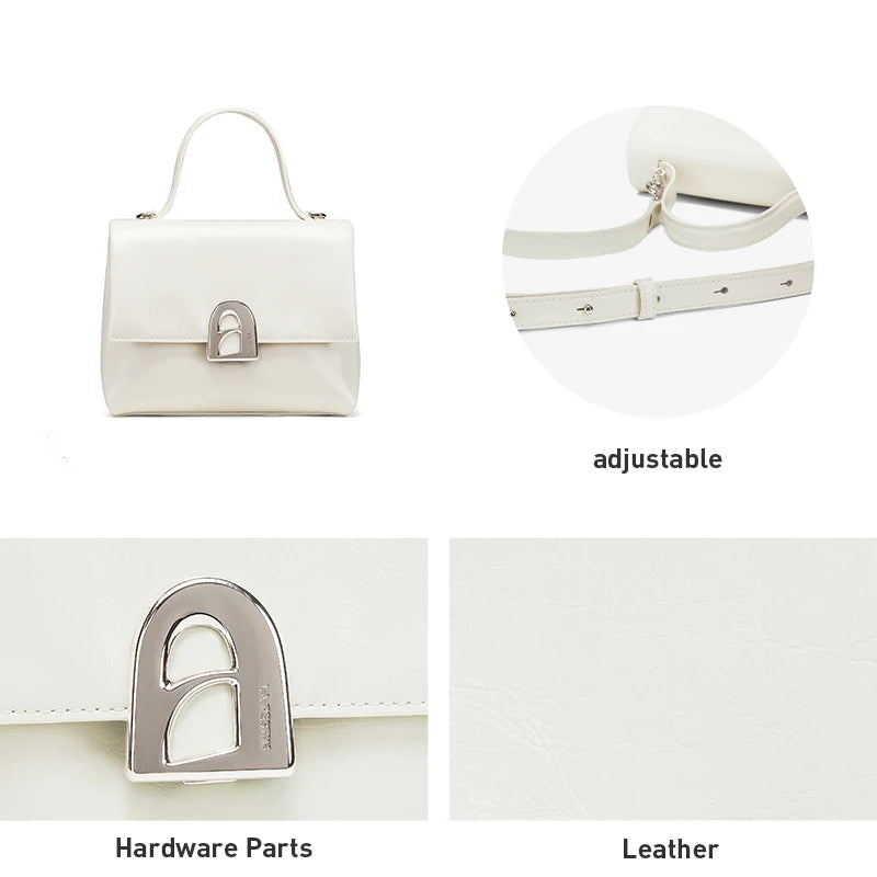 LA FESTIN Original New Handbag Women Luxury Designer Bags Crossbody Shoulder Bag Leather Bag Small Bag A-line Door Series