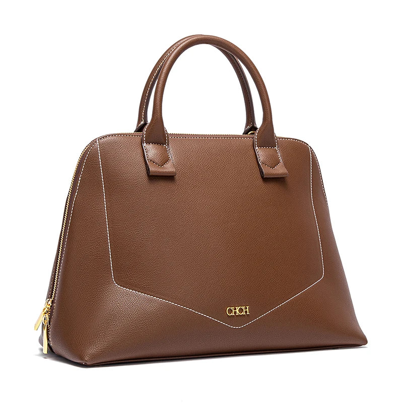 Women's Shoulder Bag New High Quality Business Bag Large Capacity Handbag Wine Red