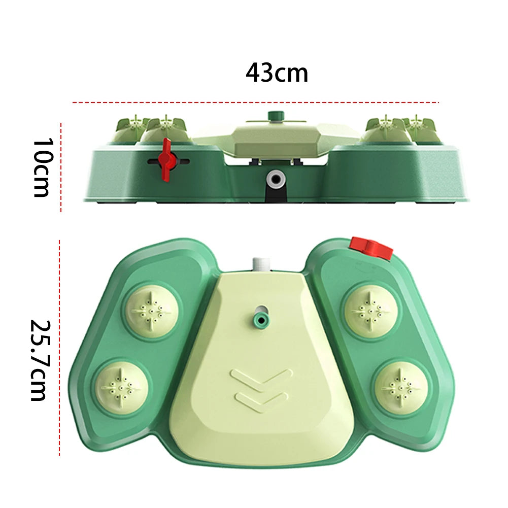 Dog Sprinkler Dog Water Fountain Adjustable Angle & Speed Dog Water Dispenser Toy BPA Free Pet Water Toy for Play and Drinking dog toy