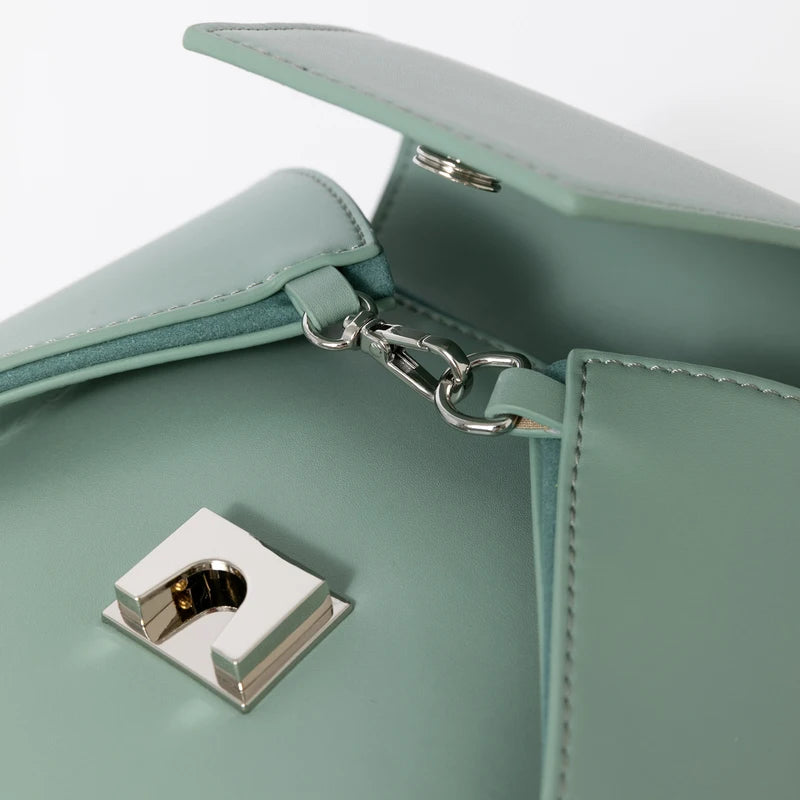 Personalized Geometry Splicing Bucket Type Single Shoulder Crossbody Bag Simple Casual All Fashion Famous Designer Handbag Trend