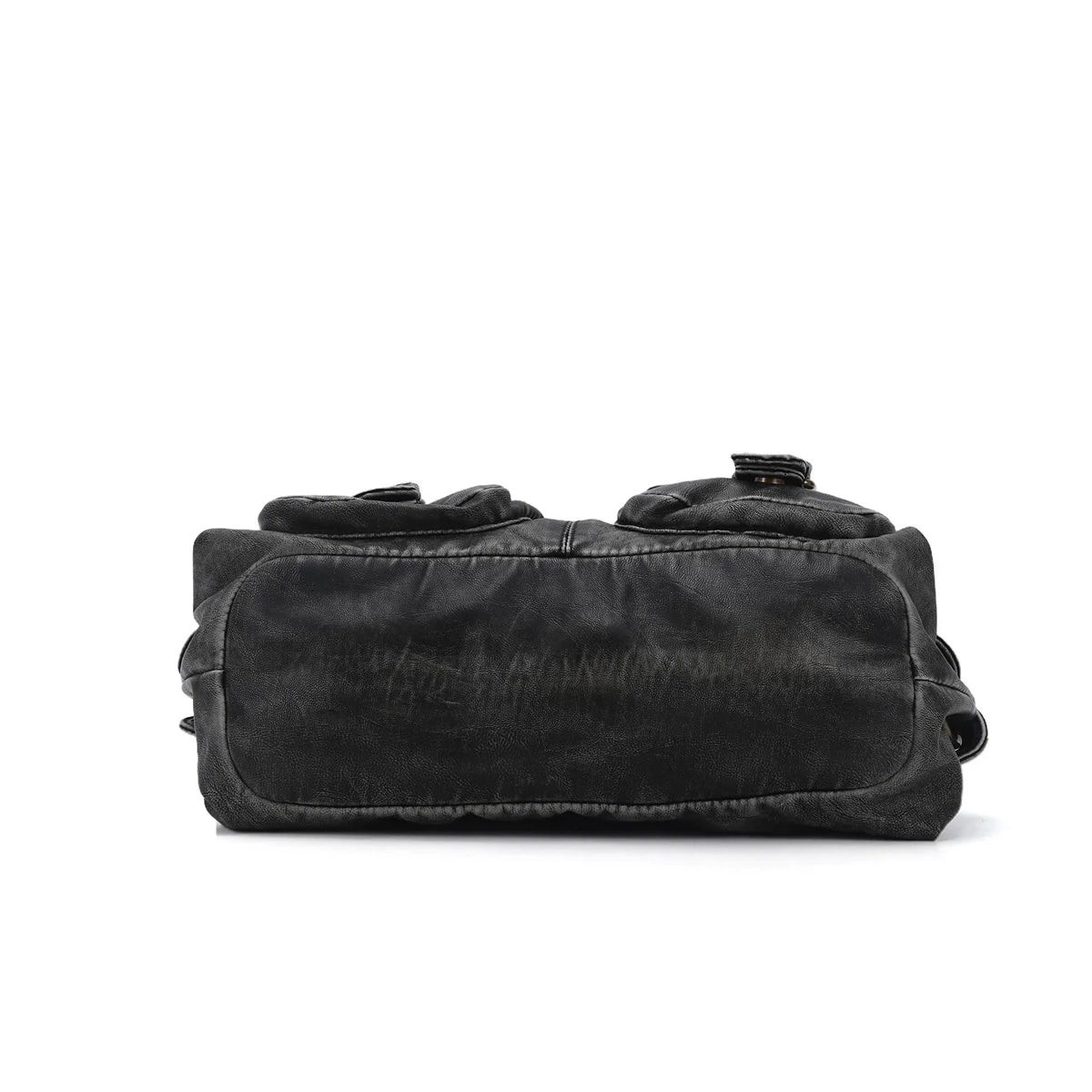 Denim Bag Women Small Backpack Satchel Top-handle Handbag PU Shoulder Bag Dumpling Fashion Multi-pockets Backpack