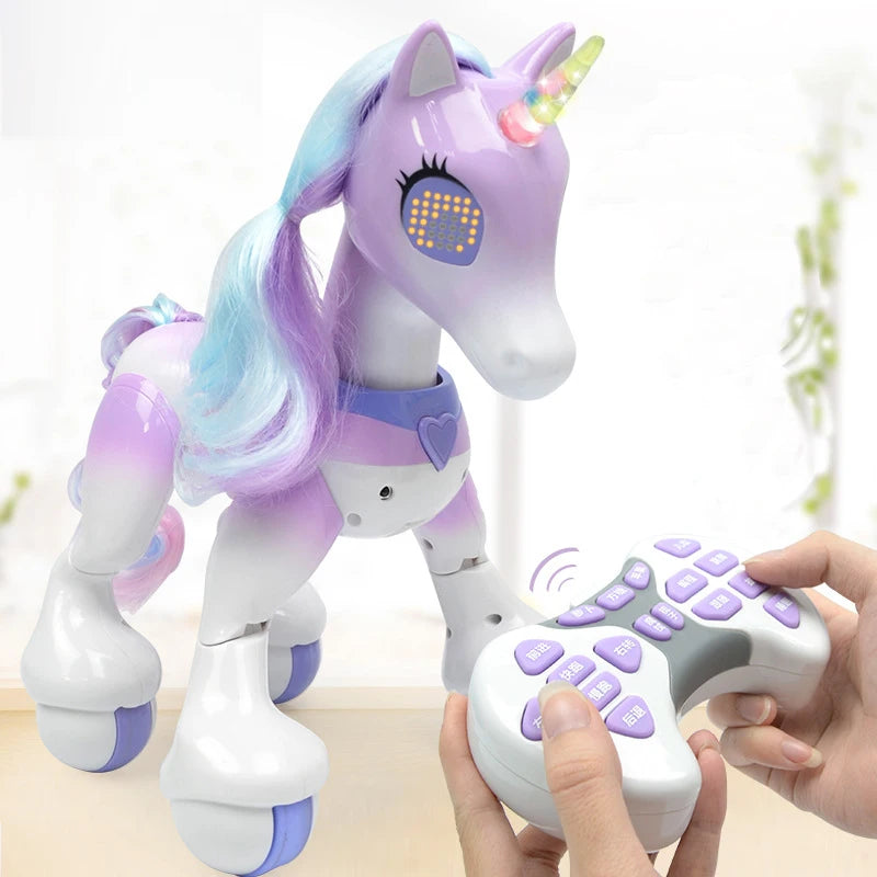 Electric Smart Remote Control Magic Unicorn Horse Children's Robot Touch Sensor Induction Electronic Pet Puzzle Children's Toy