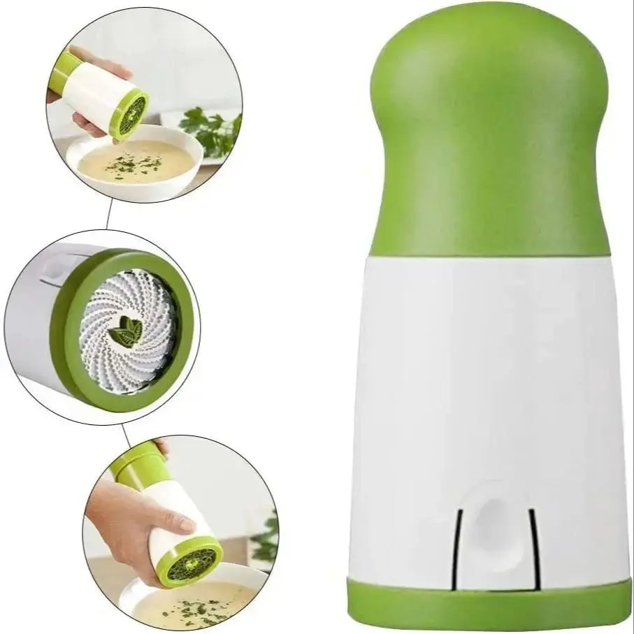 manufacturer 1pc Manual Herb Grinder Spice Mill Parsley Shredder Vegetable Cutter Coriander Mincer Chili and Cilantro Kitchen Tool Gadget Kitchen gadgets