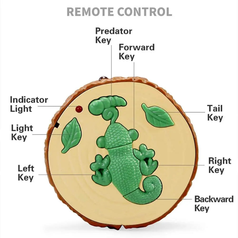 Remote Control Chameleon Children Toy Realistic Animal Infrared RC Fake Electronic Chameleon Toys For Boy Party Favors Party