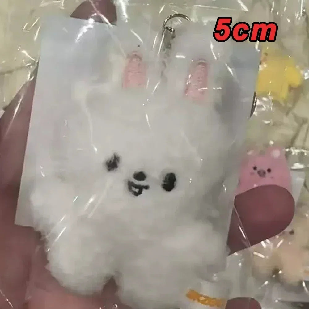 New KPOP Skzoo Plush Keychain Korean Ide Pendant Toy Keychain Fan Collection Giftsol Felix HyunJin Jisung Plush Cartoon