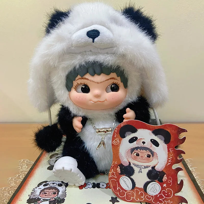 17/38cm Instock Wakuku Pangdada Panda Limited Edition Blind Box Celebrity Tide Play Collectible Toy Bags Hanging Decoration Gift