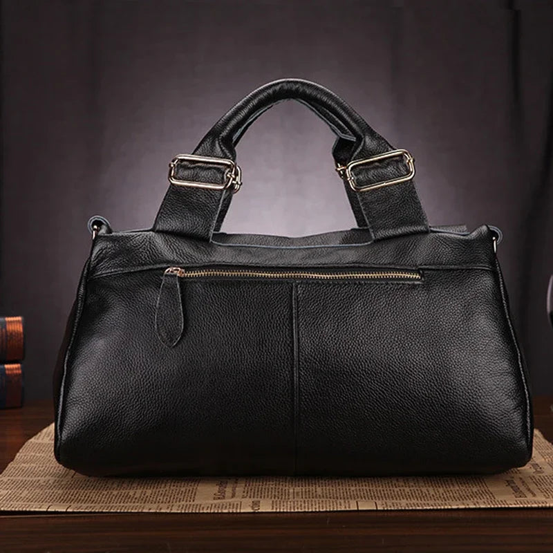 New Fashion Leopard Women Handbags Genuine Leather Shoulder Bags Female Brand Luxury Real Natural Leather Crossbody Bag