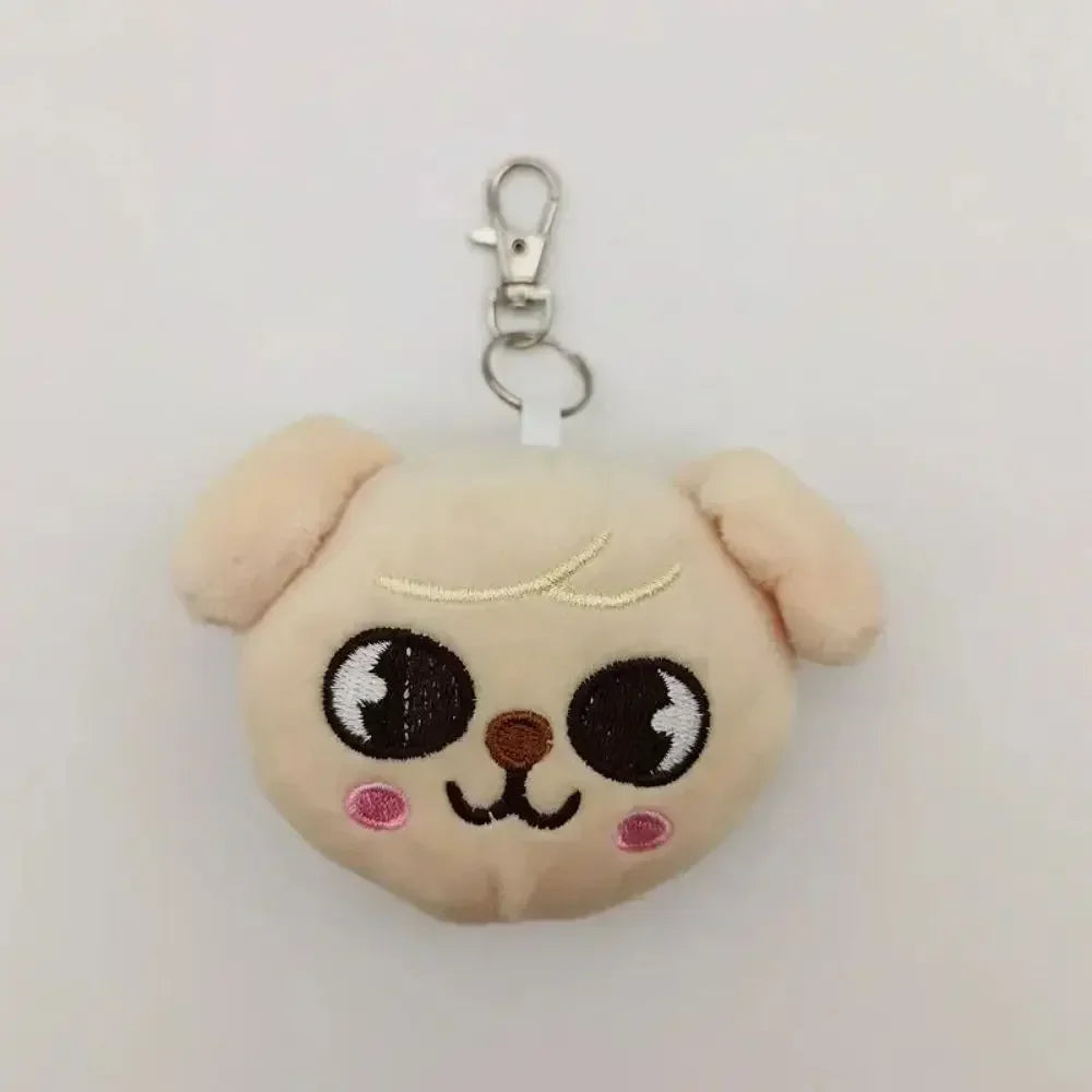 New KPOP Skzoo Plush Keychain Korean Ide Pendant Toy Keychain Fan Collection Giftsol Felix HyunJin Jisung Plush Cartoon