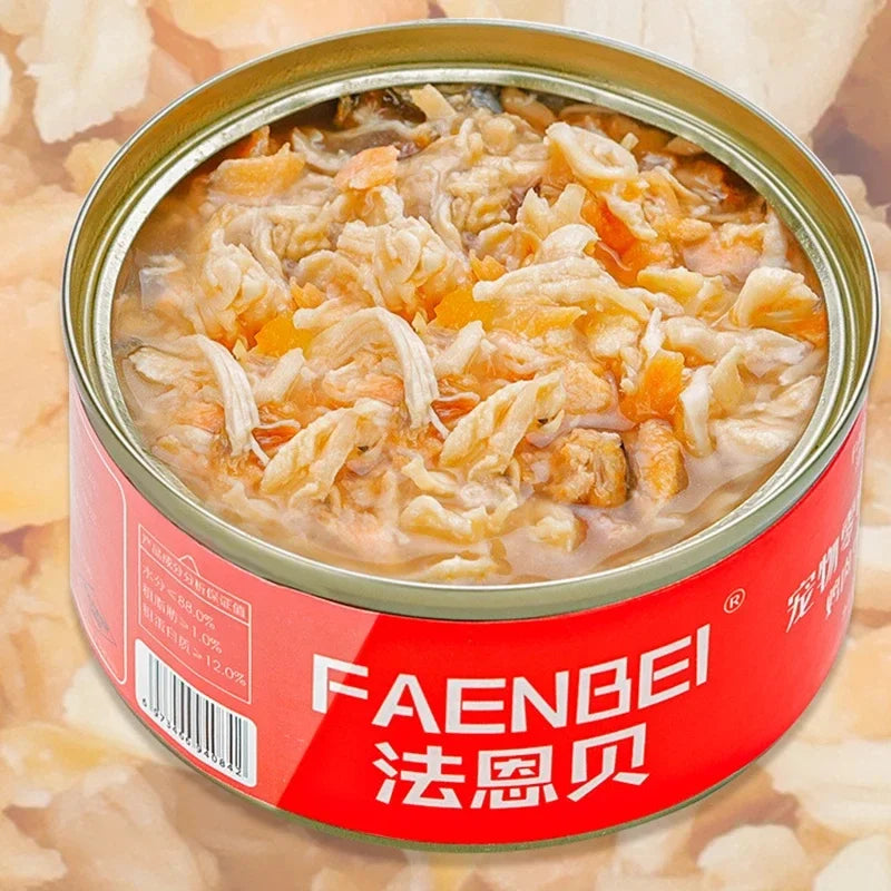 Canned cat white meat snack can cat snacks cat staple food young cat fat 170g cat wet food cat food