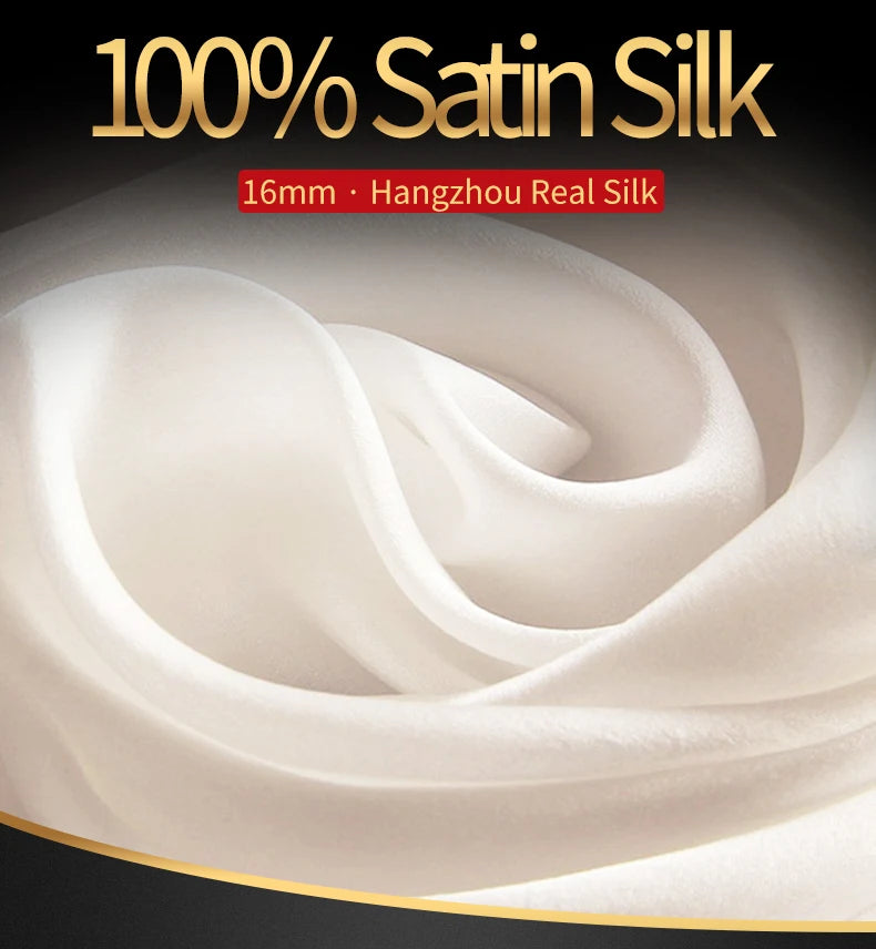 100% Real Silk Scarf Women Luxury Hangzhou Silk Shawl Silk Neckerchief Natural Silk Satin Scarf Luxury Foulard Femme