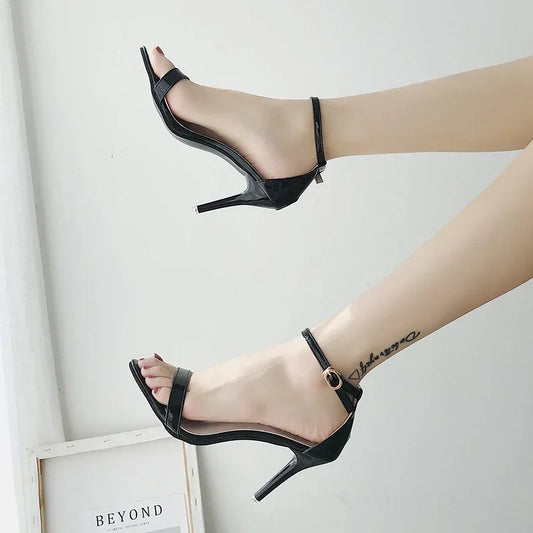 Sandals Roman sandals Summer Office High Heels Women Buckle Strap Pumps Casual Women Shoes