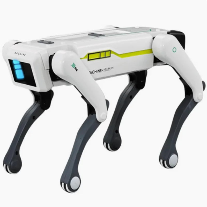 IQ0EM Intelligent Robot Dog Toy for Boys Remote Controlled AI Voice Programming Handshake Interactive Remote Control Animal Toy
